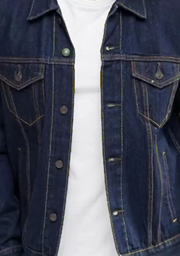 KOTTY Full Sleeve Solid Men Denim Jacket 