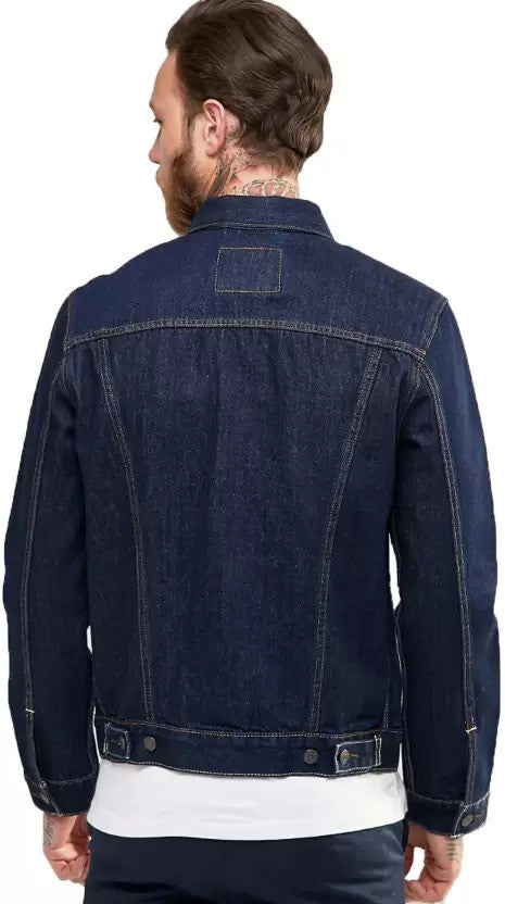 KOTTY Full Sleeve Solid Men Denim Jacket 