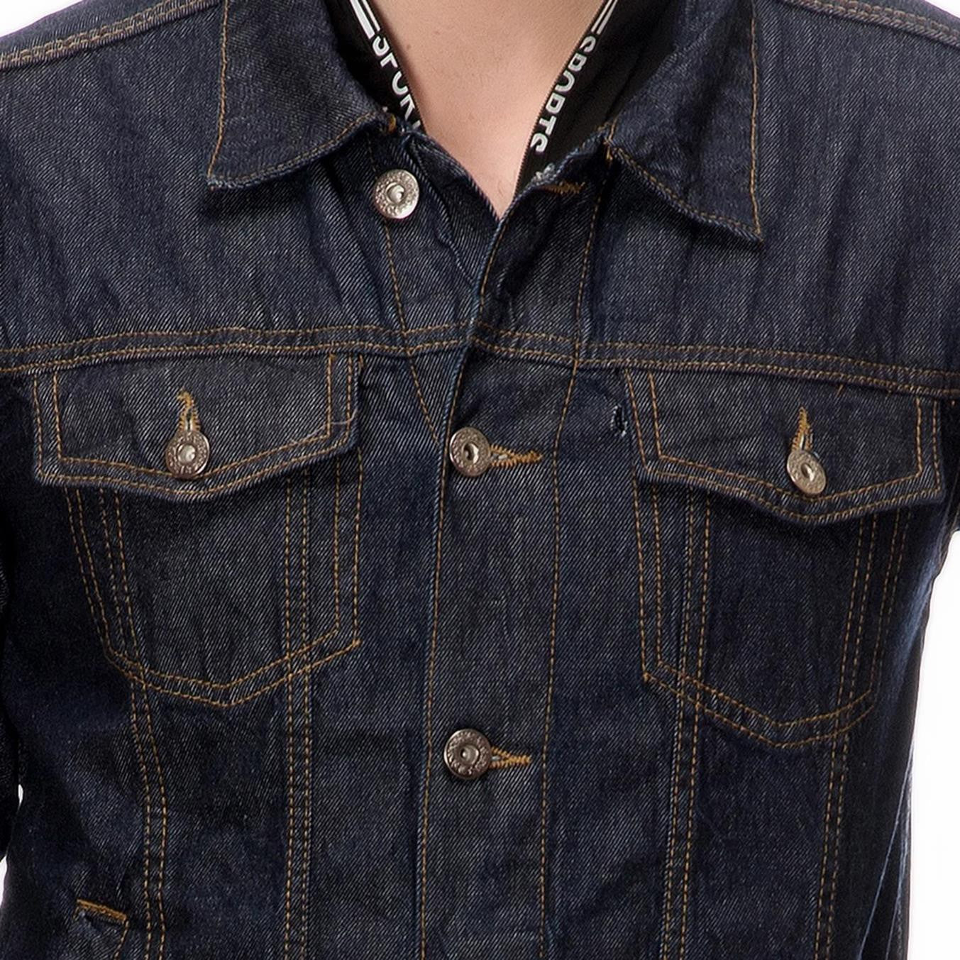 KOTTY Full Sleeve Solid Men Denim Jacket 