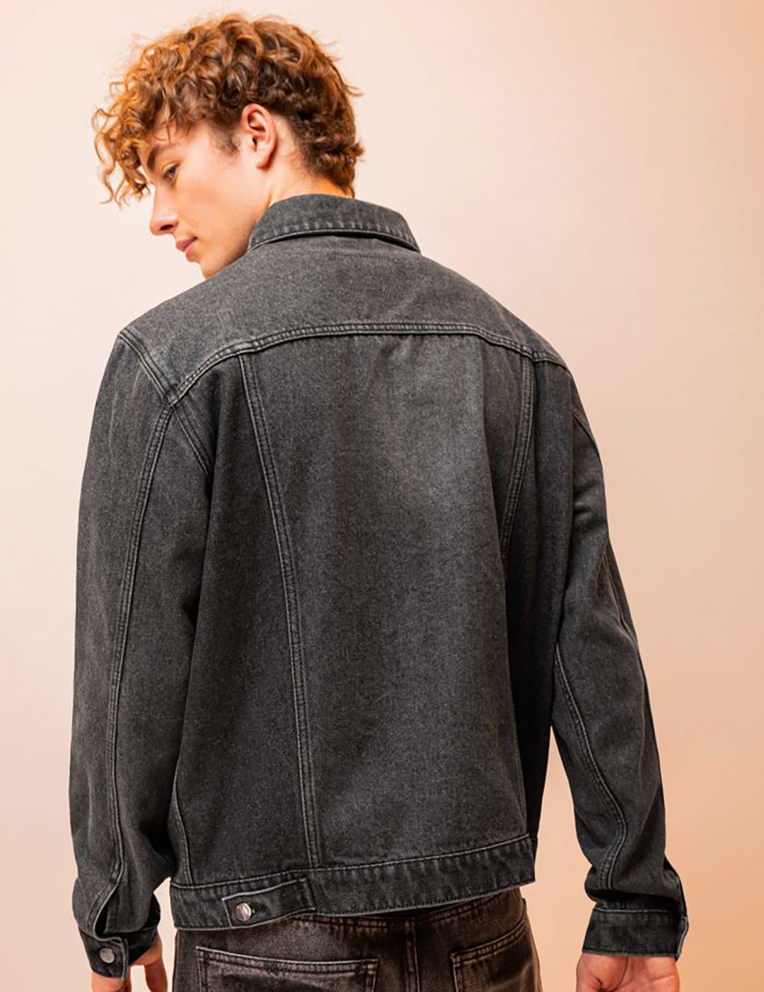 KOTTY Full Sleeve Solid Men Denim Jacket 