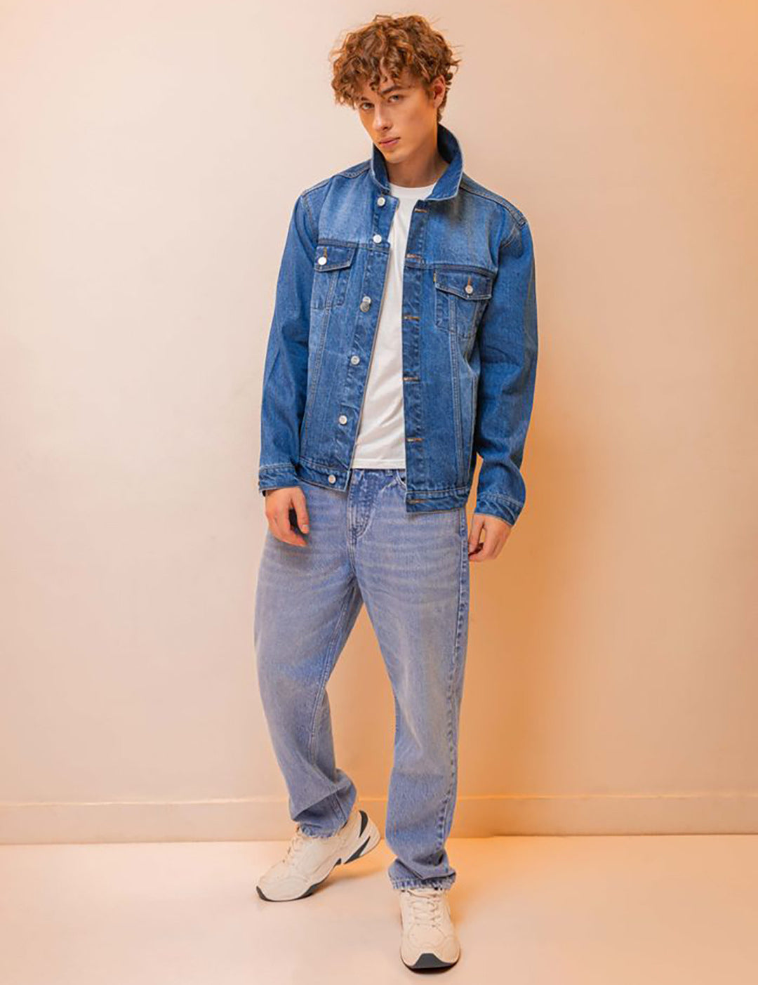 KOTTY Full Sleeve Solid Men Denim Jacket 