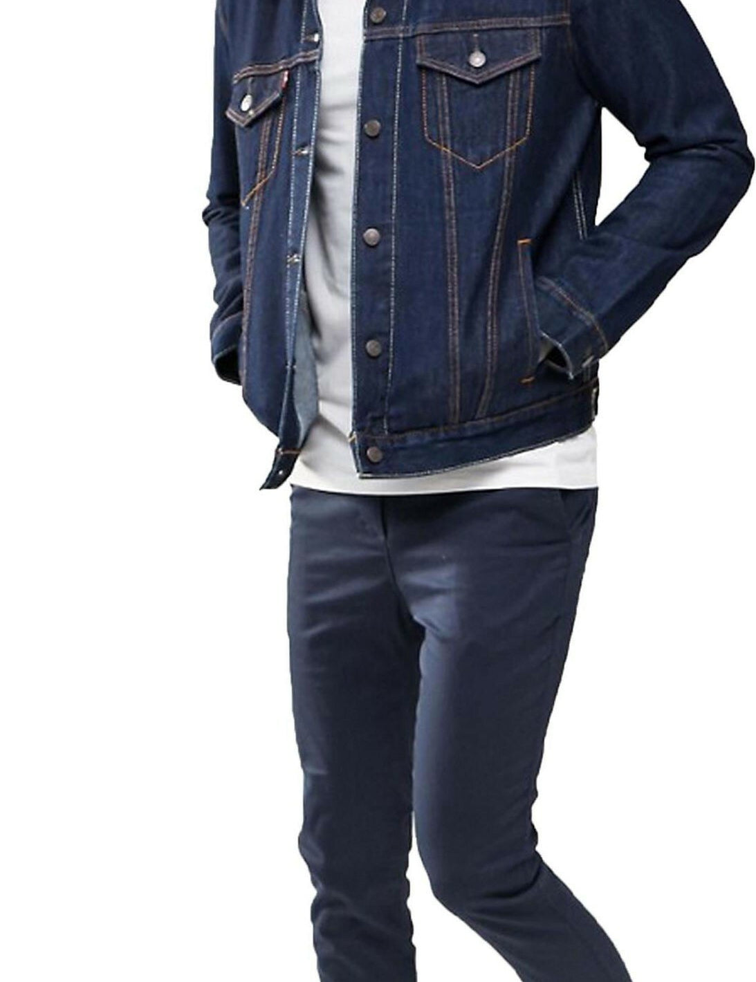 KOTTY Full Sleeve Washed Men Denim Jacket 