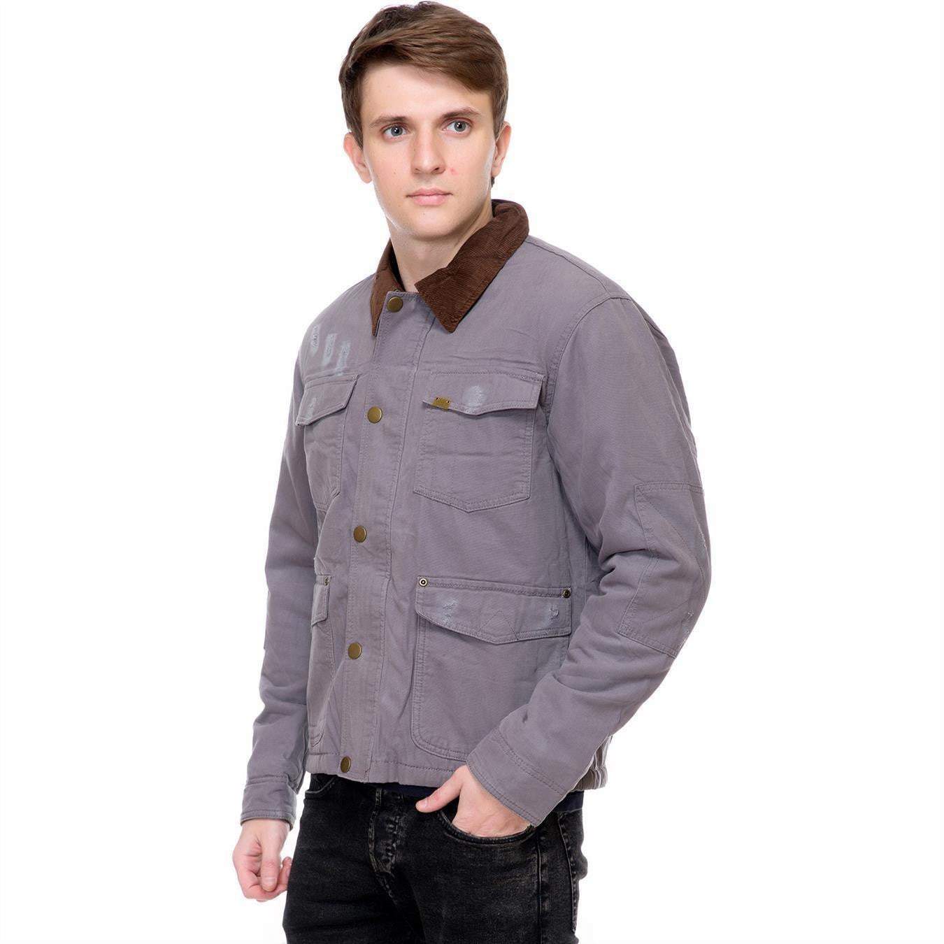 KOTTY Full Sleeve Solid Men Denim Jacket 