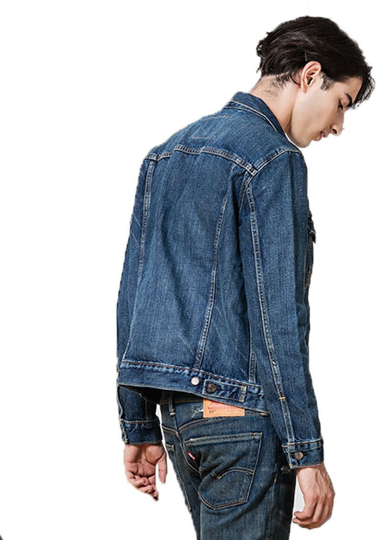 KOTTY Full Sleeve Solid Men Denim Jacket 