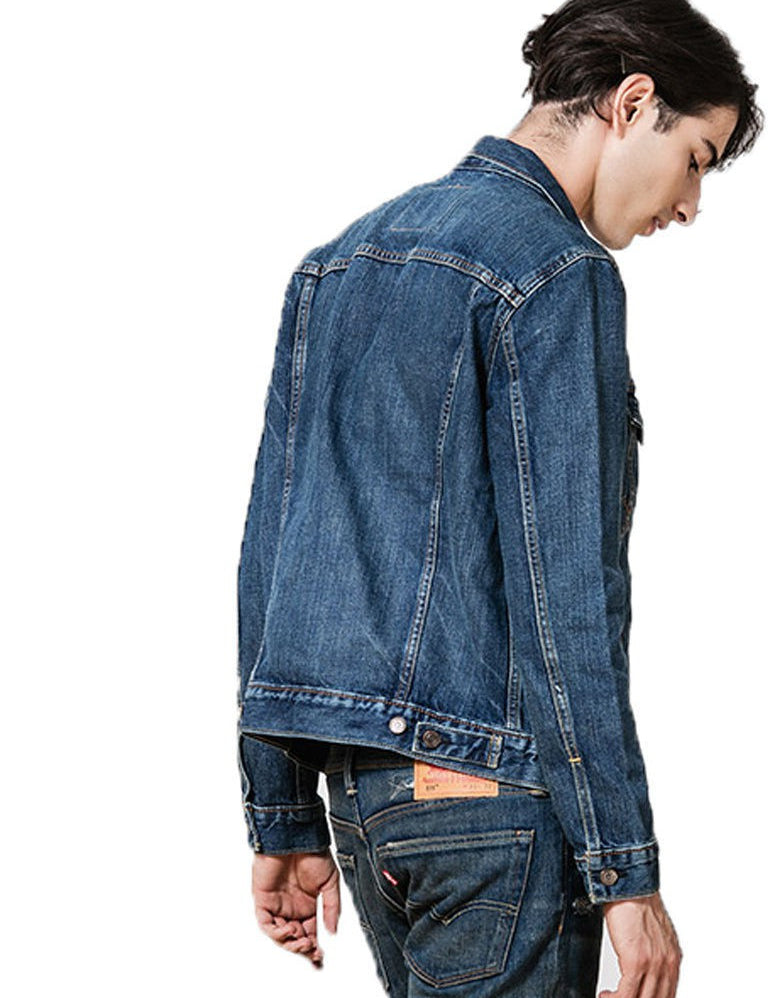 KOTTY Full Sleeve Solid Men Denim Jacket 
