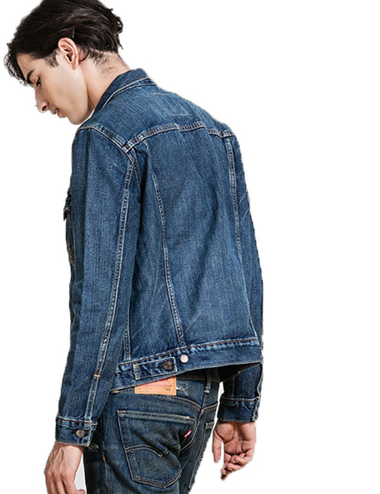 KOTTY Full Sleeve Solid Men Denim Jacket 