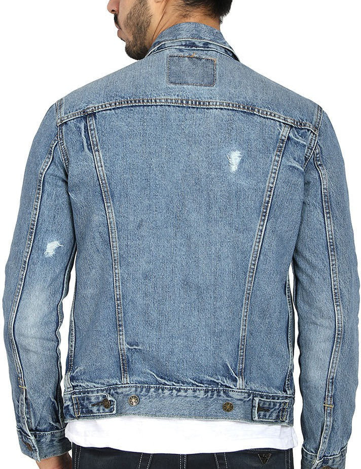 KOTTY Full Sleeve Solid Men Denim Jacket 