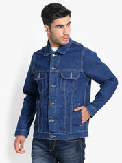 KOTTY Full Sleeve Solid Men Denim Jacket 