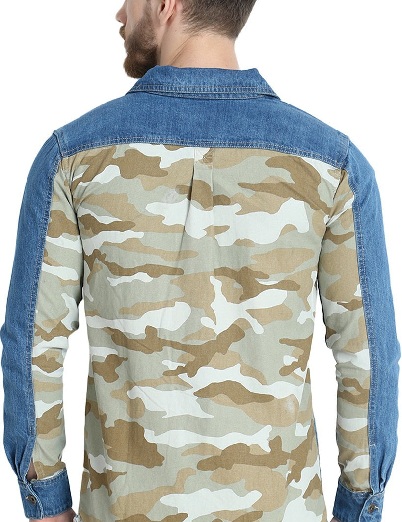 KOTTY Full Sleeve Solid Men Denim Jacket 