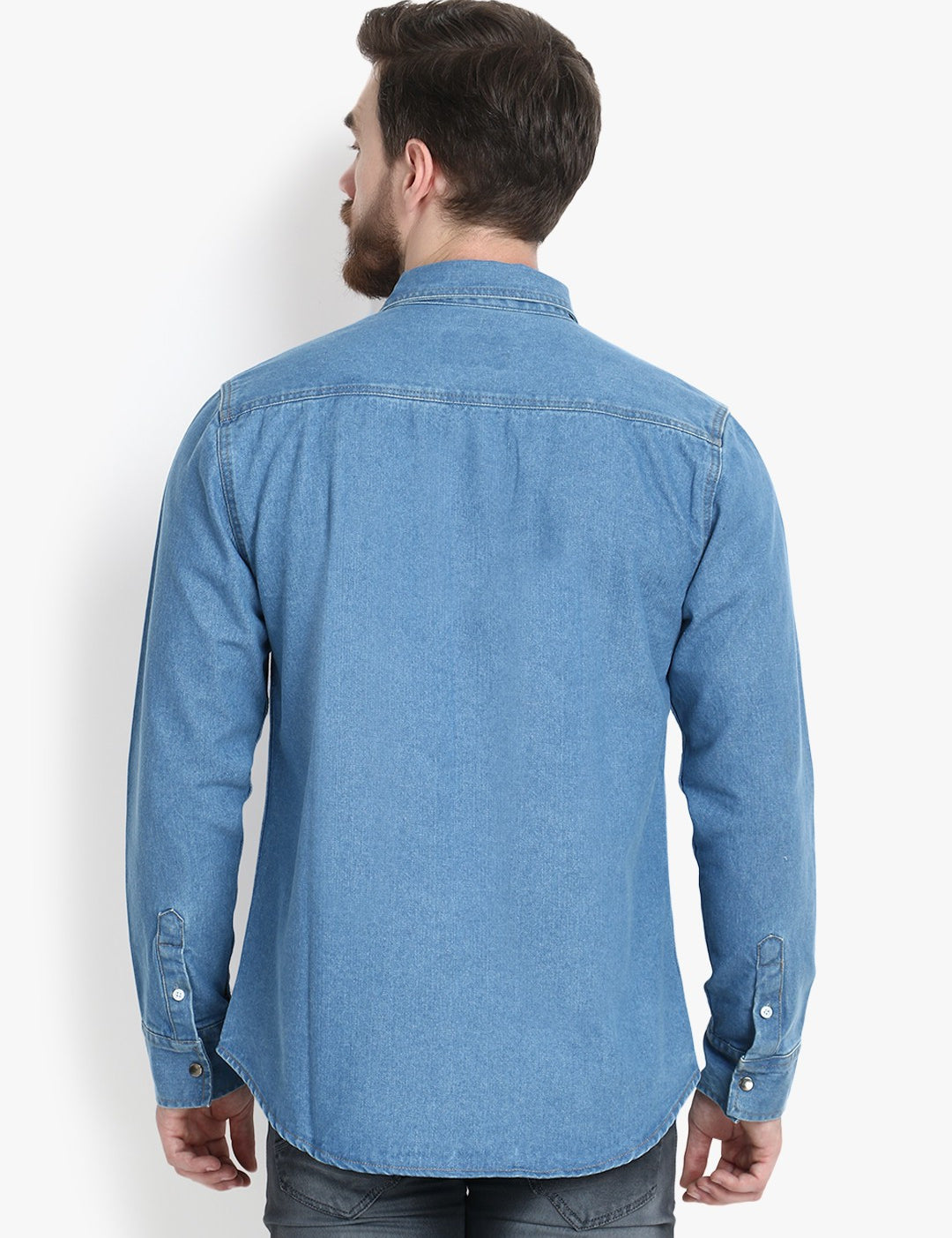 KOTTY Full Sleeve Solid Men Denim Jacket 