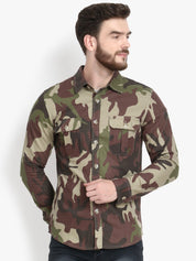 KOTTY Full Sleeve Printed Men Denim Jacket 