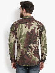 KOTTY Full Sleeve Printed Men Denim Jacket 