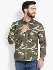 KOTTY Full Sleeve Printed Men Denim Jacket 