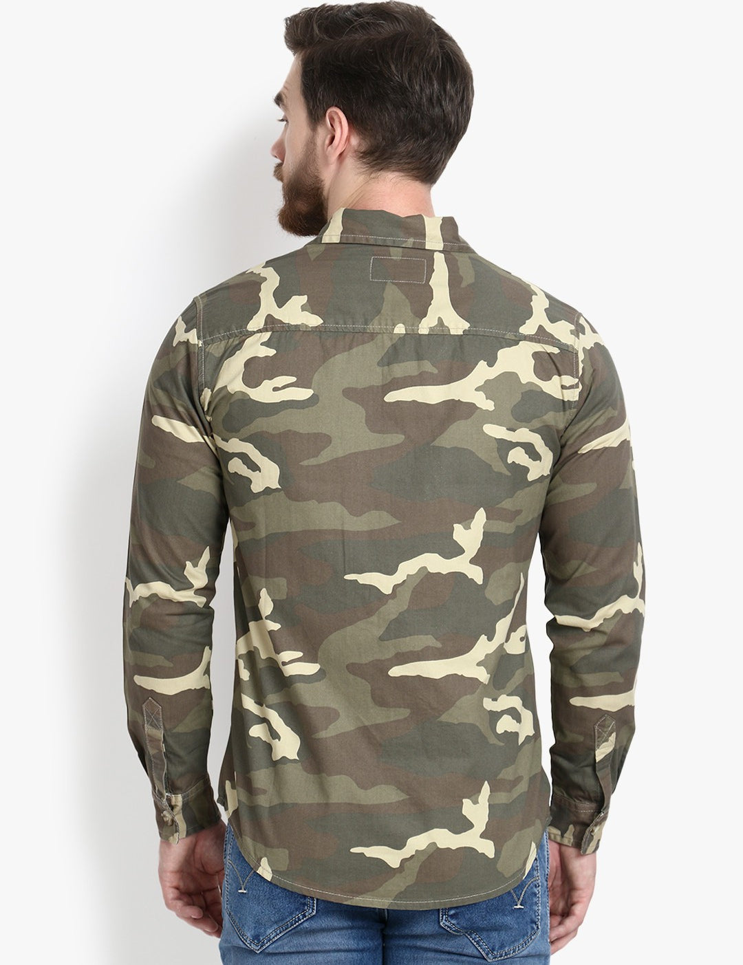 KOTTY Full Sleeve Printed Men Denim Jacket 