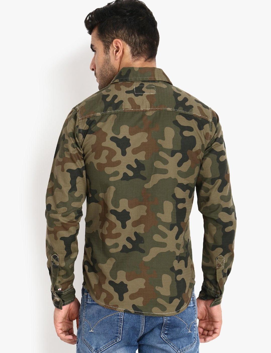 KOTTY Full Sleeve Printed Men Denim Jacket 