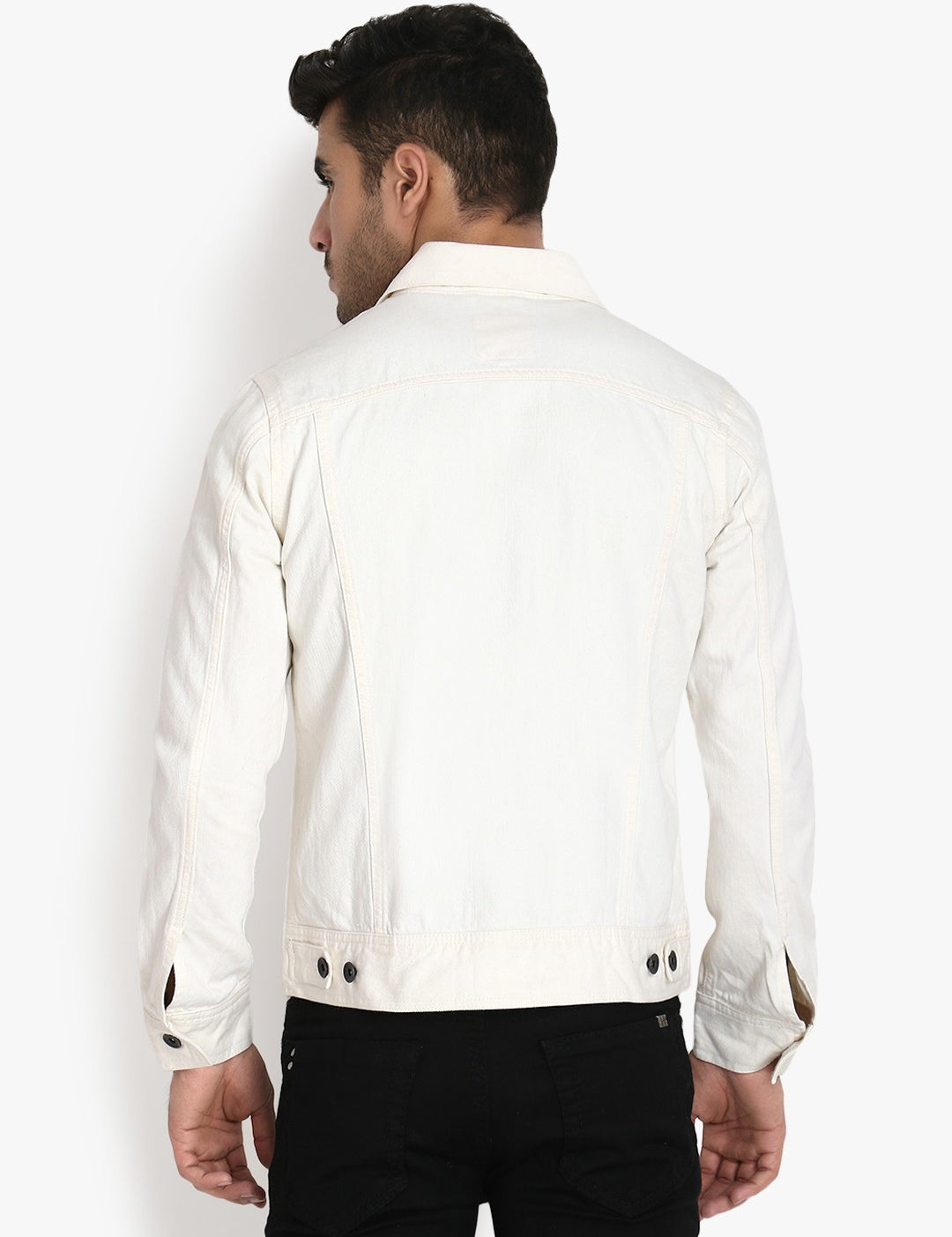 KOTTY Full Sleeve Solid Men Denim Jacket 