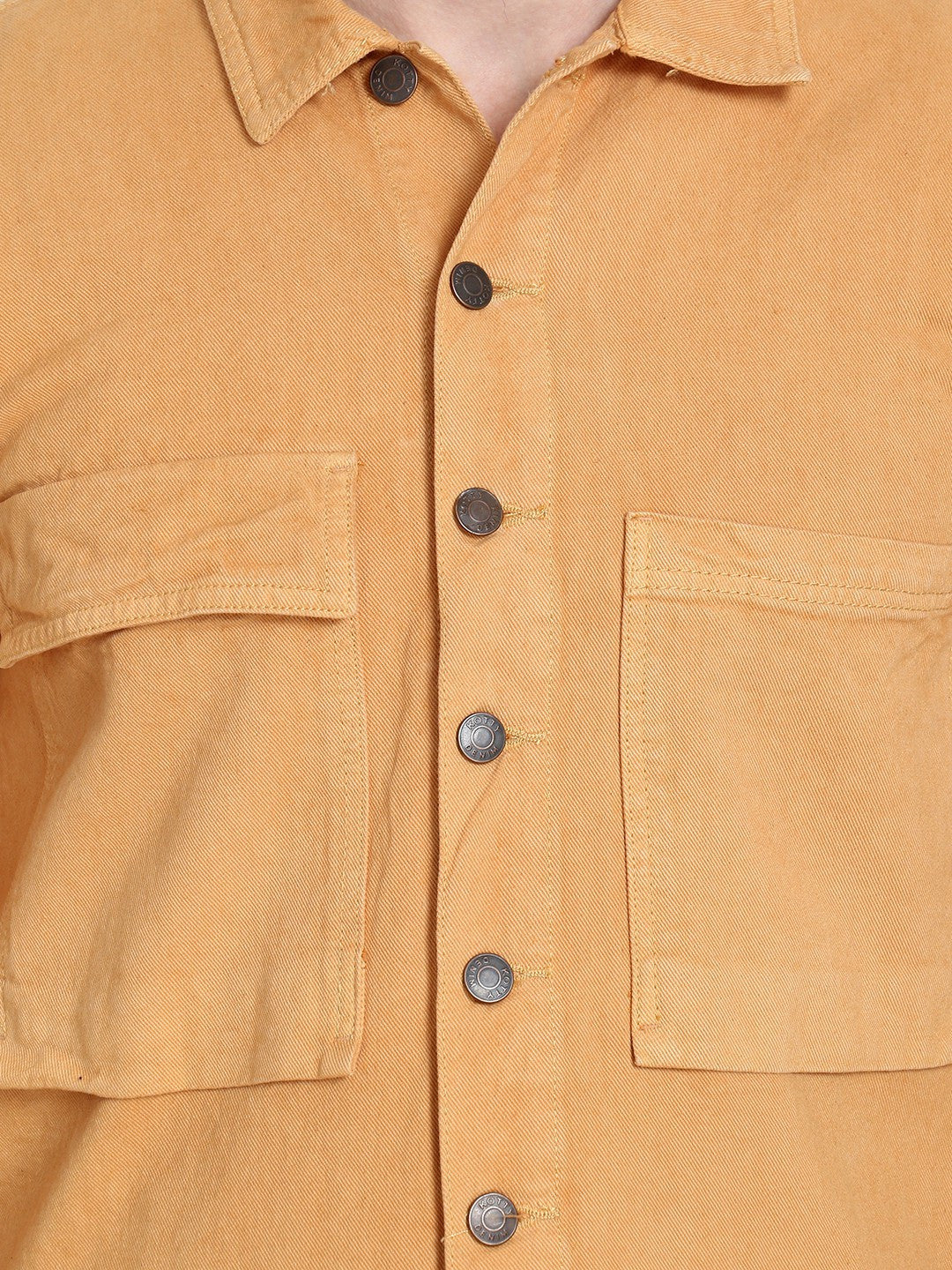 KOTTY Full Sleeve Solid Men Denim Jacket 