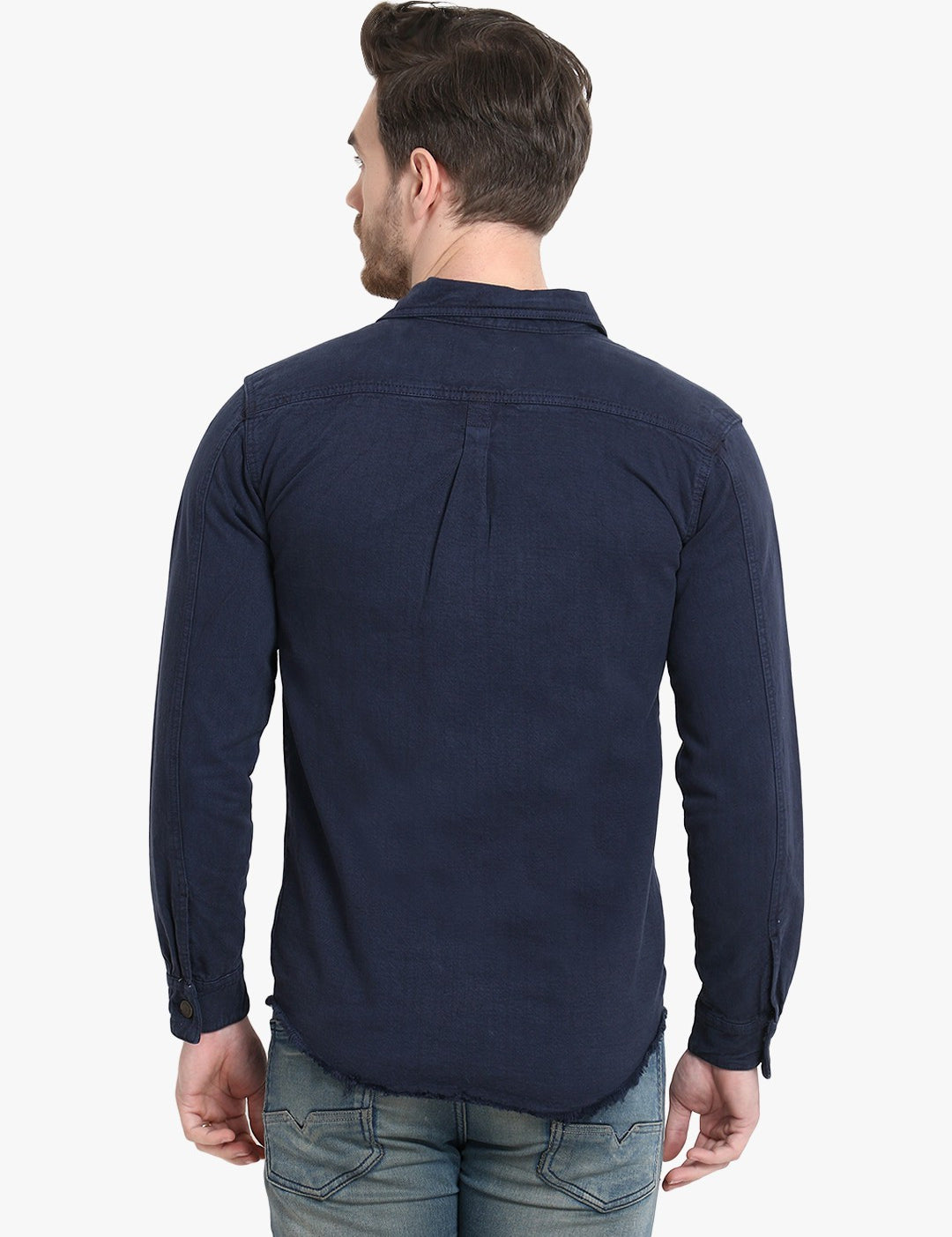KOTTY Full Sleeve Solid Men Denim Jacket 