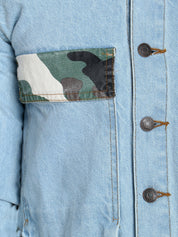 KOTTY Full Sleeve Printed Men Denim Jacket 