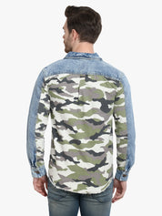 KOTTY Full Sleeve Washed, Printed Men Denim Jacket 