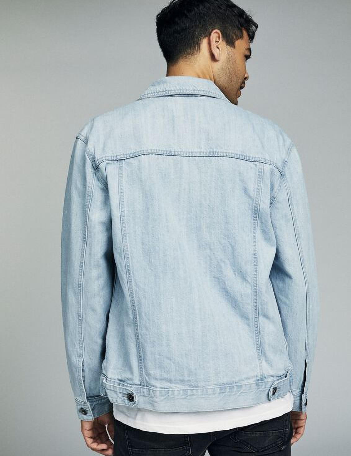 KOTTY Full Sleeve Washed Men Denim Jacket 