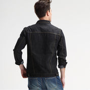 KOTTY Full Sleeve Solid Men Denim Jacket 