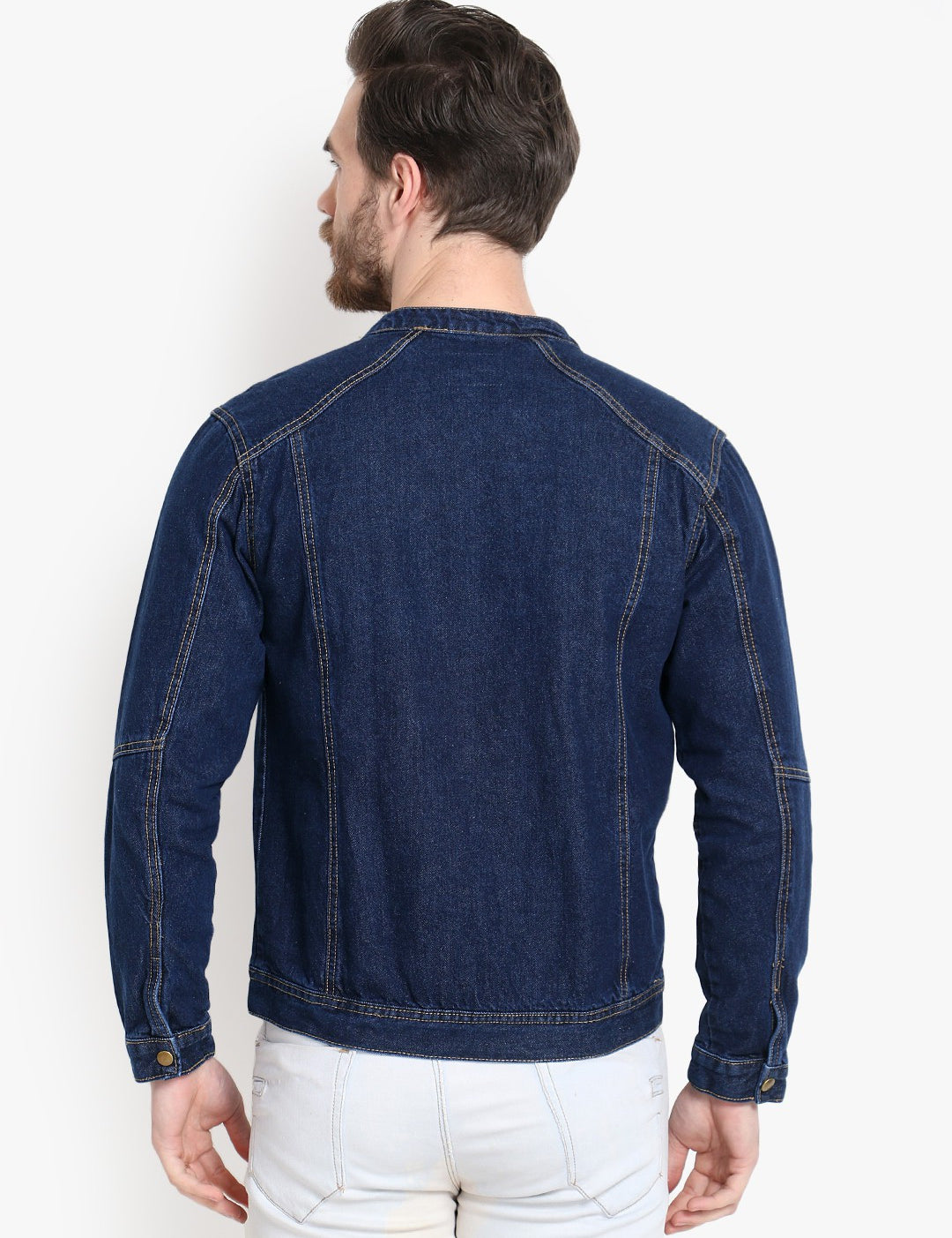 KOTTY Full Sleeve Washed Men Denim Jacket 