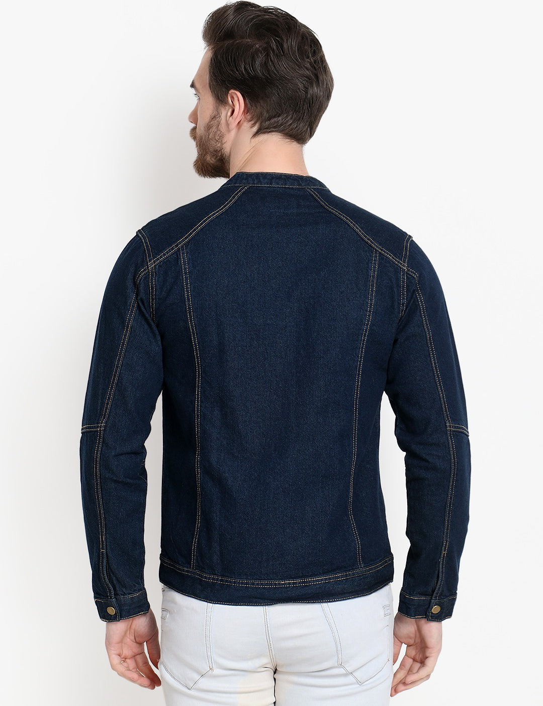 KOTTY Full Sleeve Washed Men Denim Jacket 