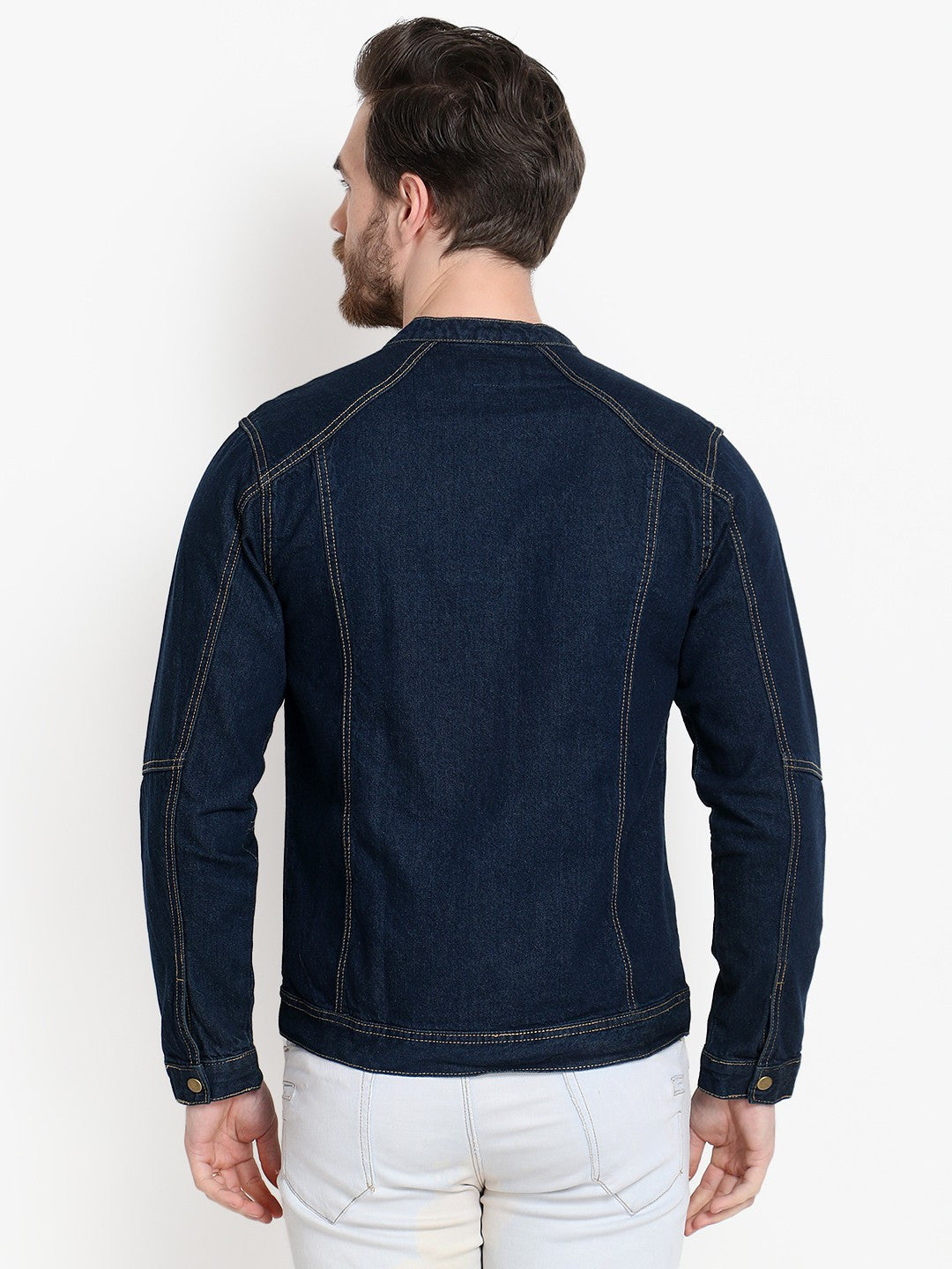 KOTTY Full Sleeve Washed Men Denim Jacket 