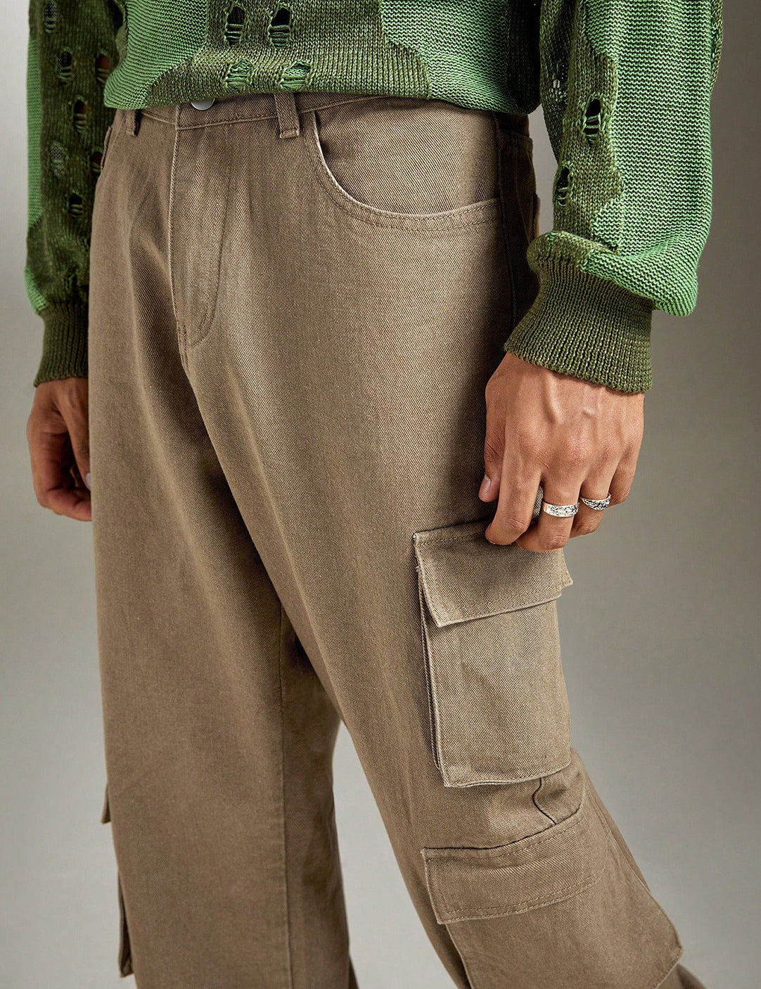 KOTTY Regular Men Beige Jeans
