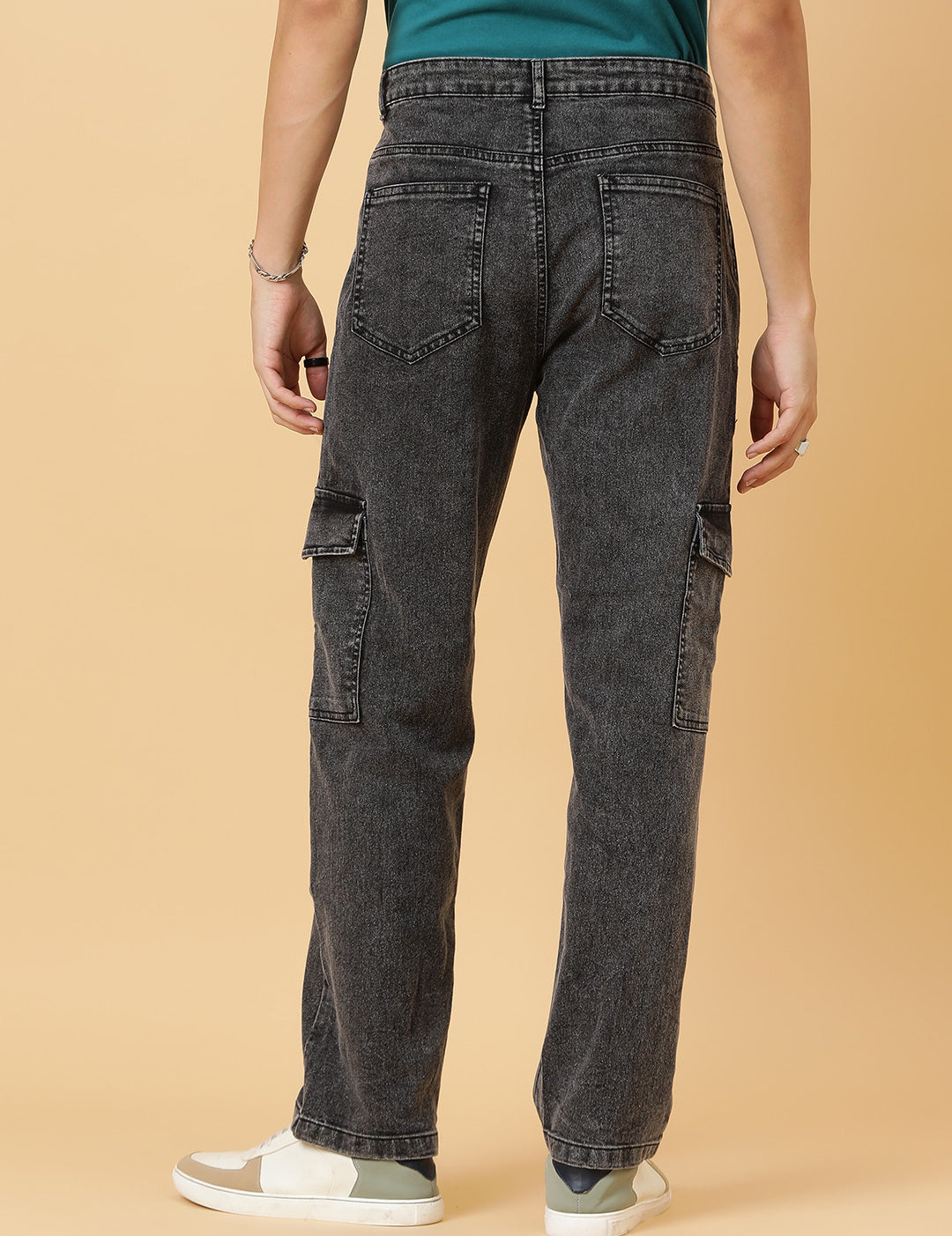 KOTTY Straight Fit Men Grey Jeans