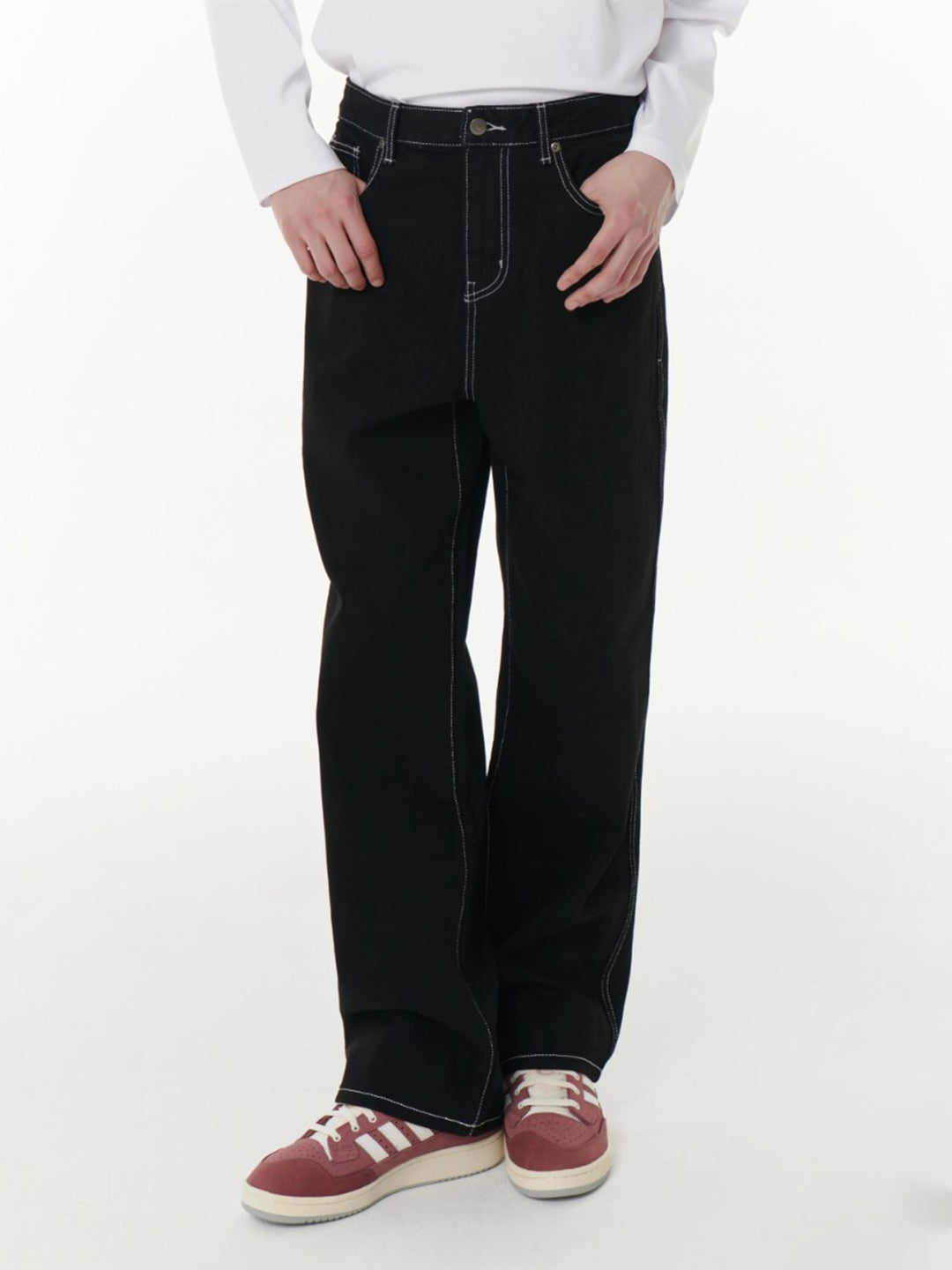 KOTTY Regular Men Black Jeans