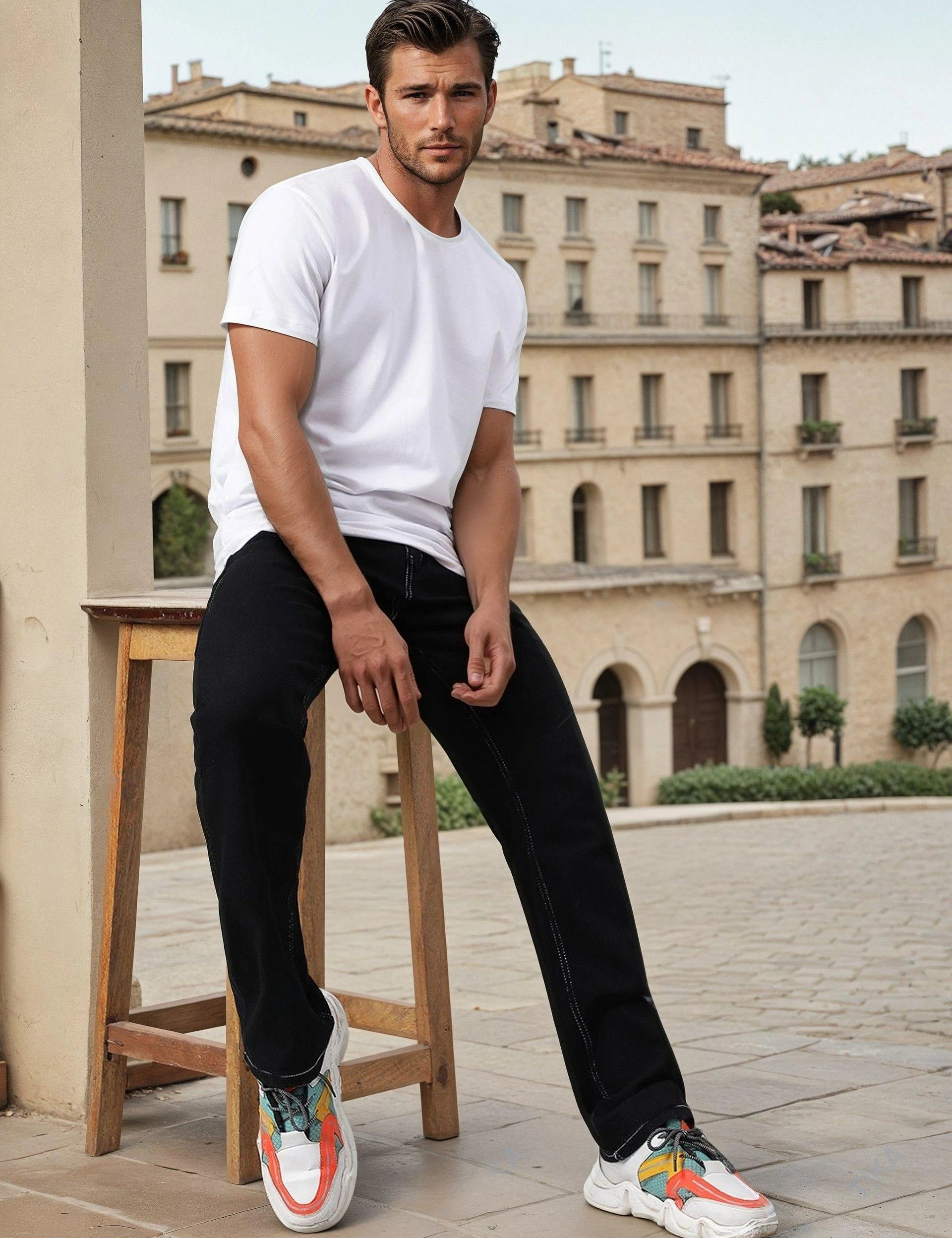 KOTTY Regular Men Black Jeans