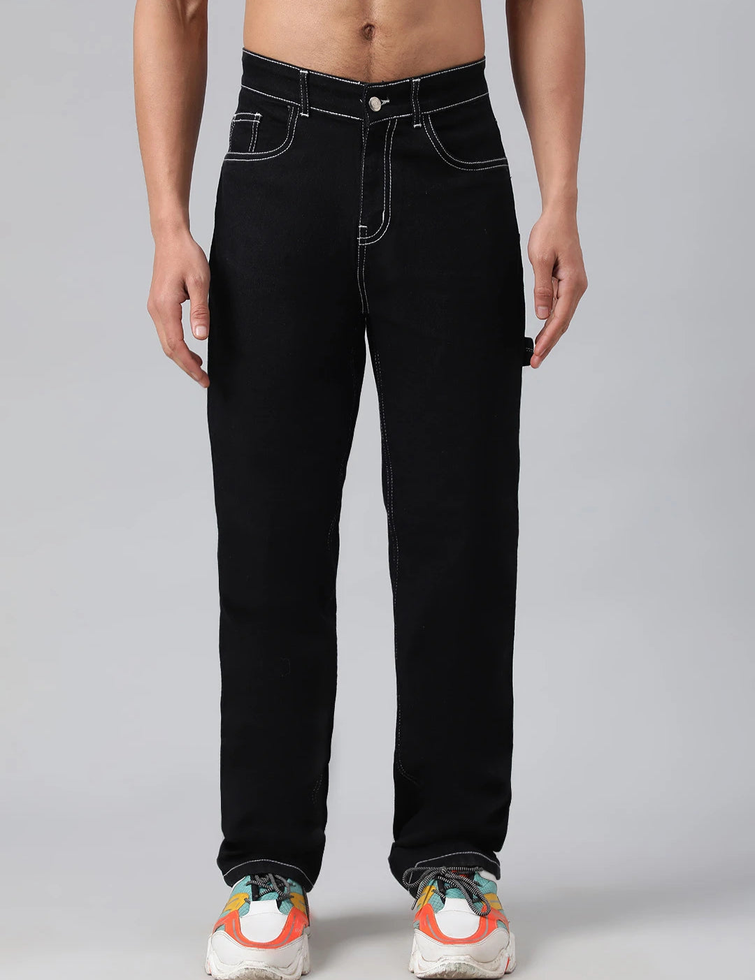 KOTTY Regular Men Black Jeans