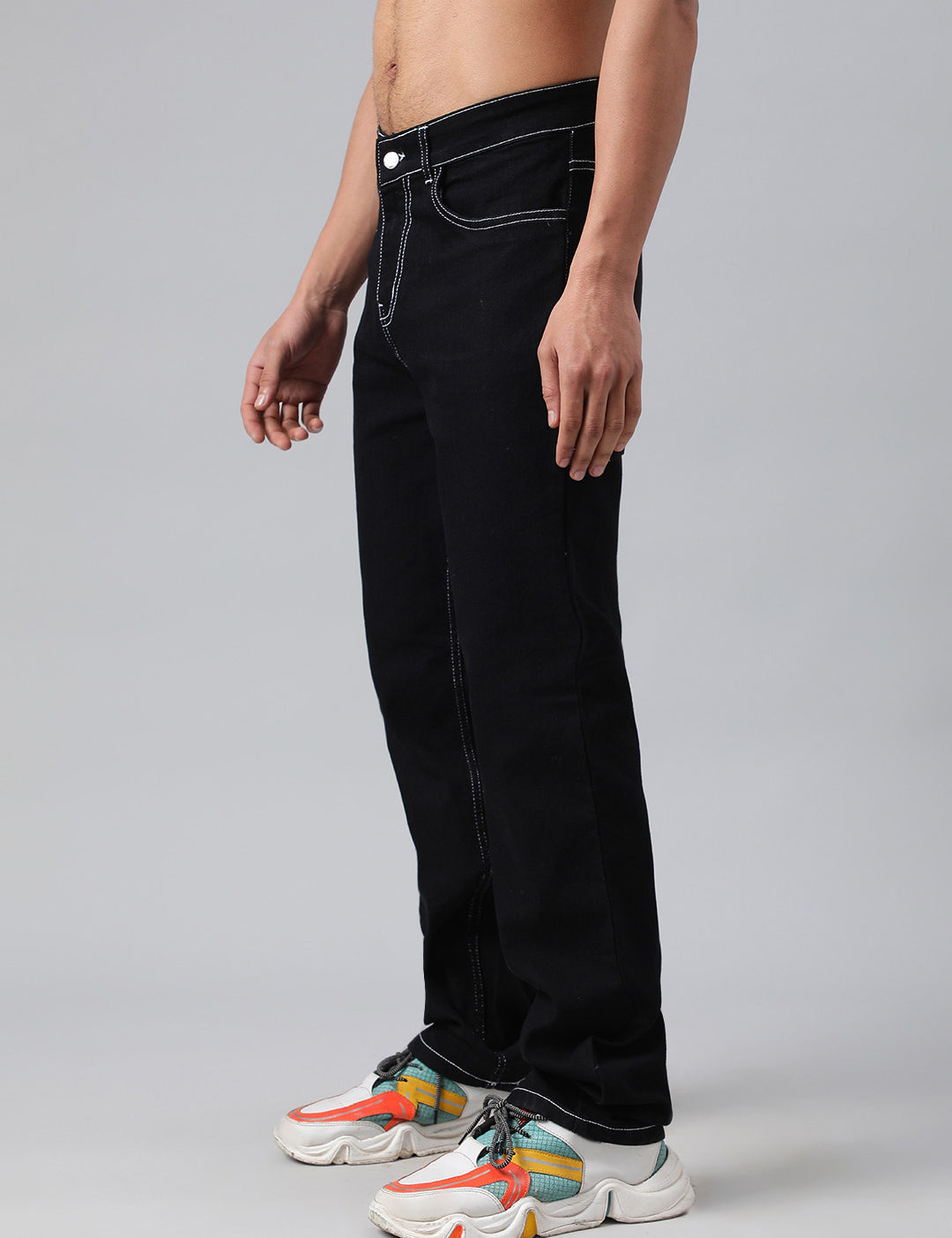KOTTY Regular Men Black Jeans