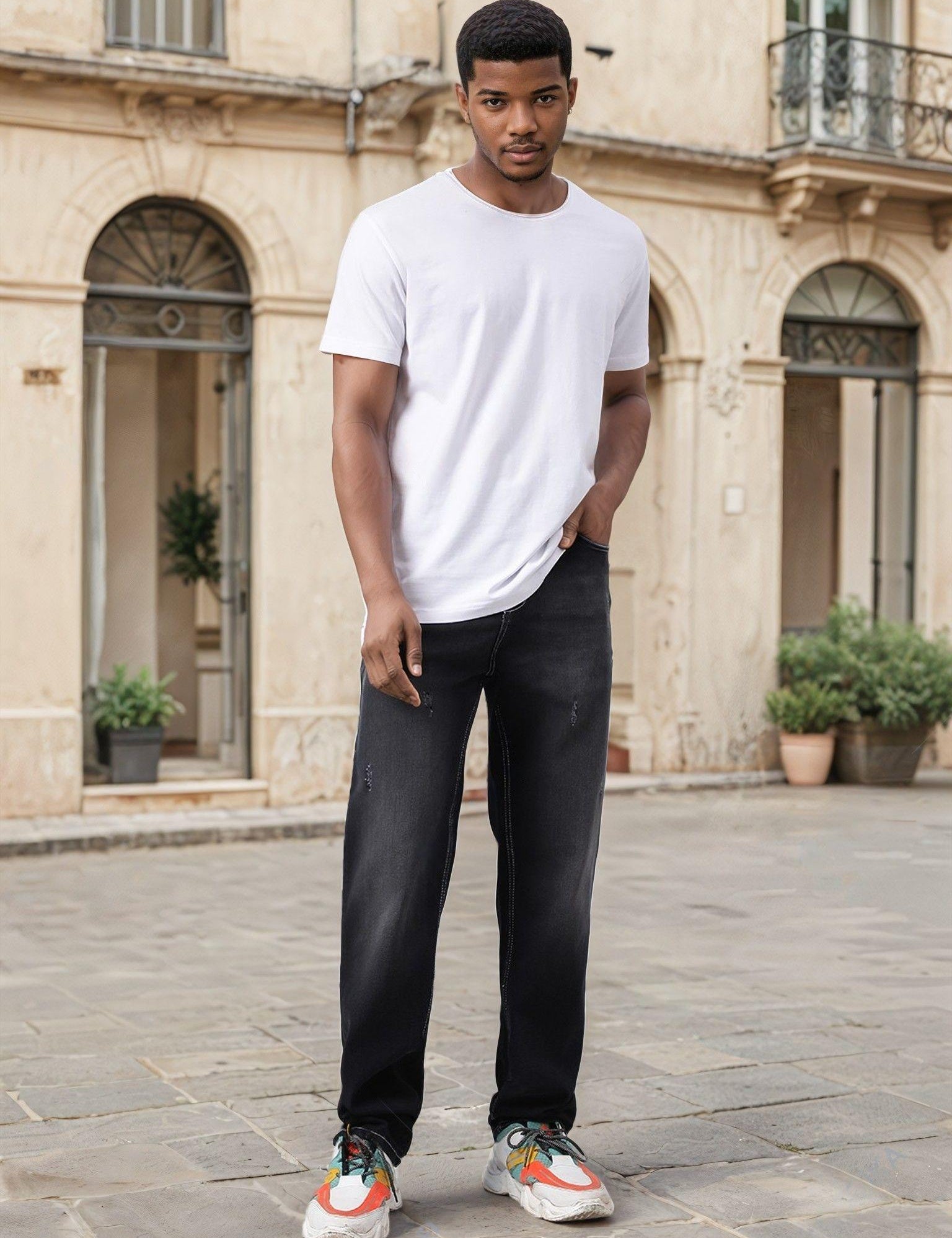 KOTTY Regular Men Black Jeans