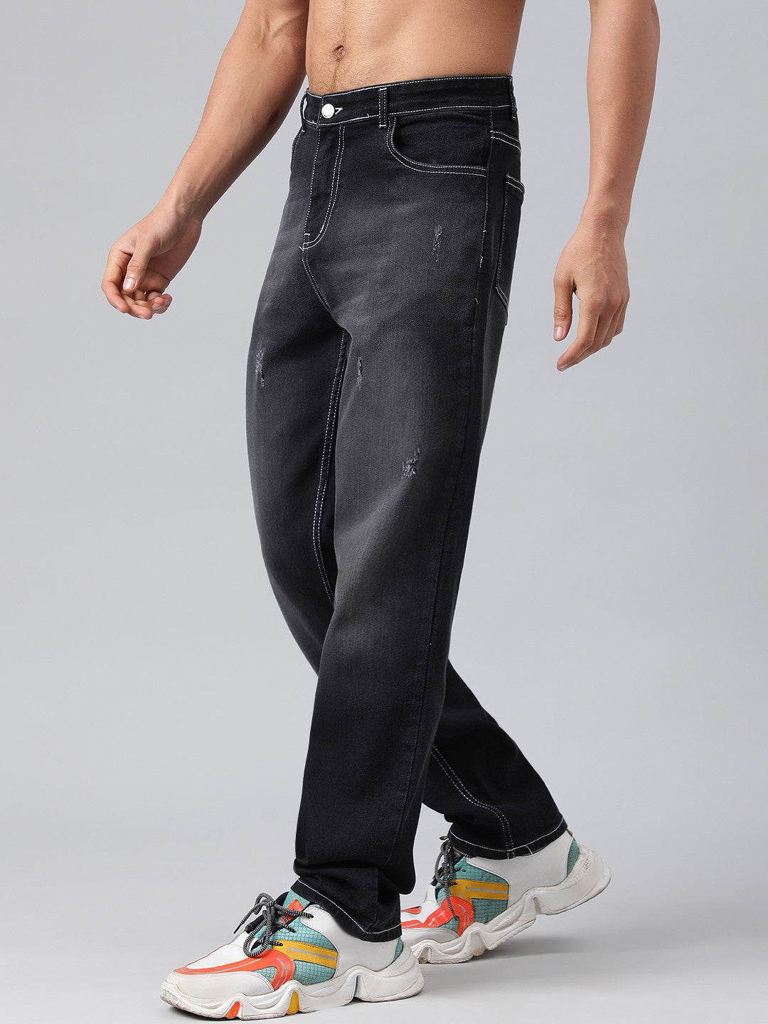 KOTTY Regular Men Black Jeans