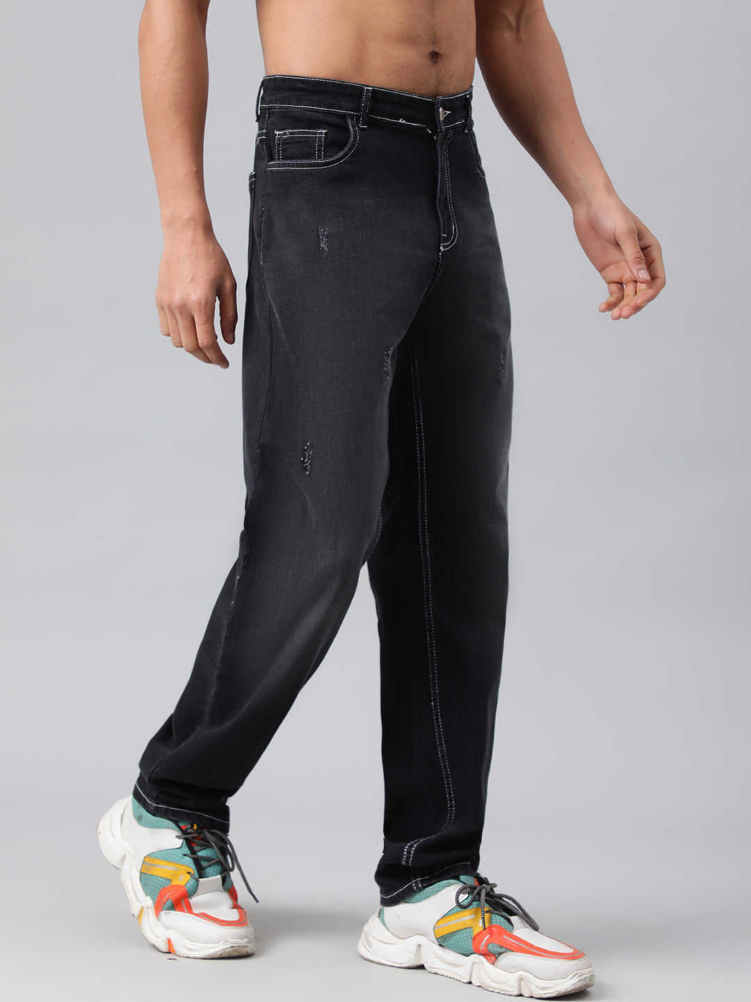KOTTY Regular Men Black Jeans