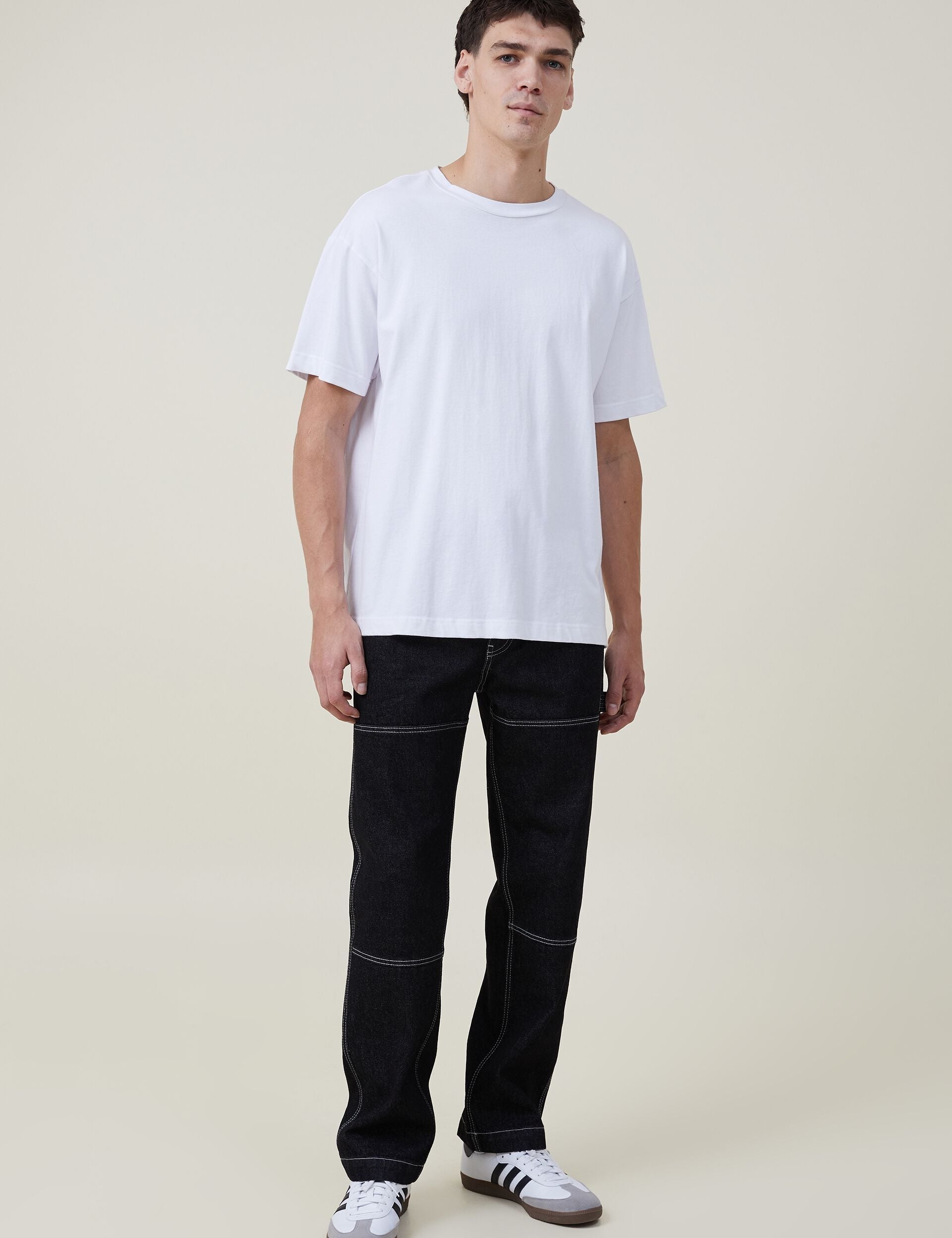 KOTTY Loose Fit Men Black Jeans