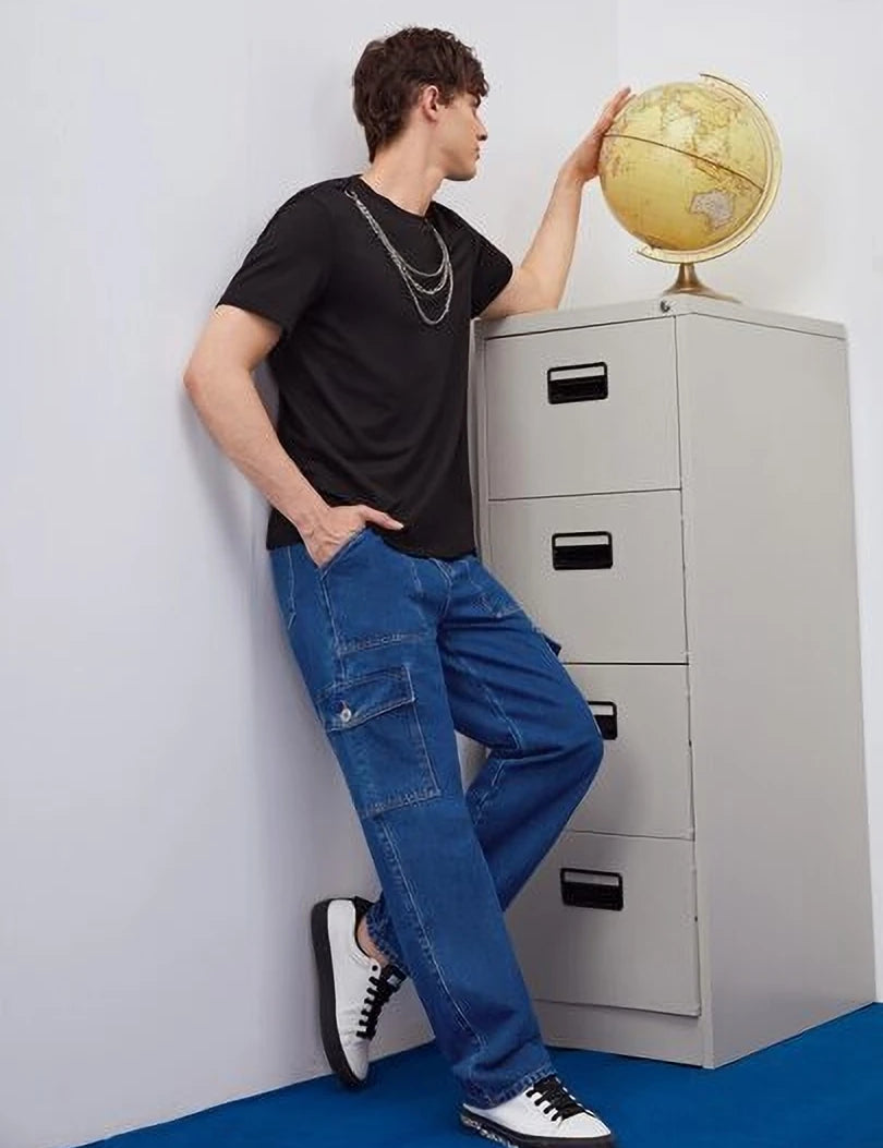 KOTTY Loose Fit Men Blue Jeans