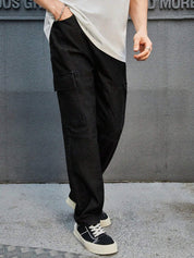 KOTTY Loose Fit Men Black Jeans