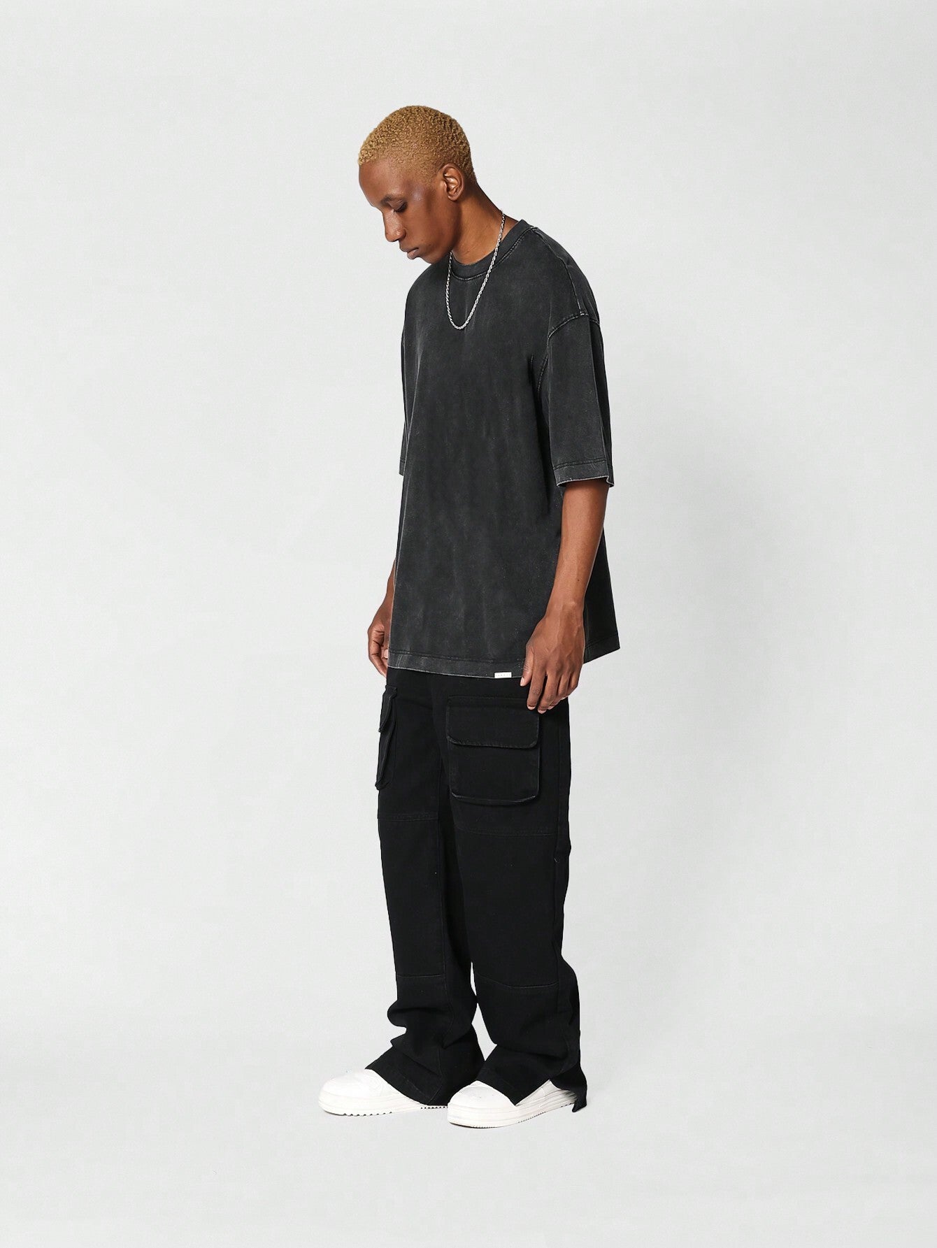 KOTTY Loose Fit Men Black Jeans