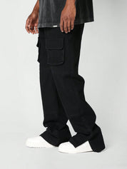 KOTTY Loose Fit Men Black Jeans