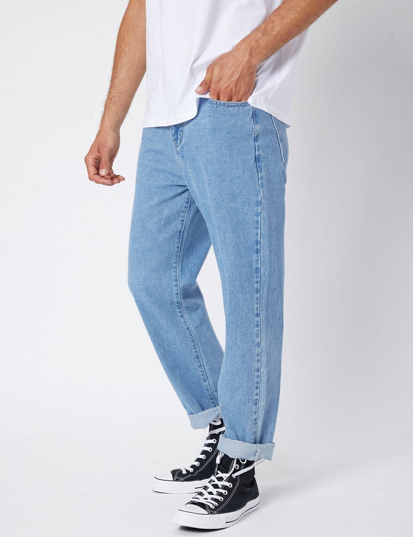 KOTTY Straight Fit Men Light Blue Jeans