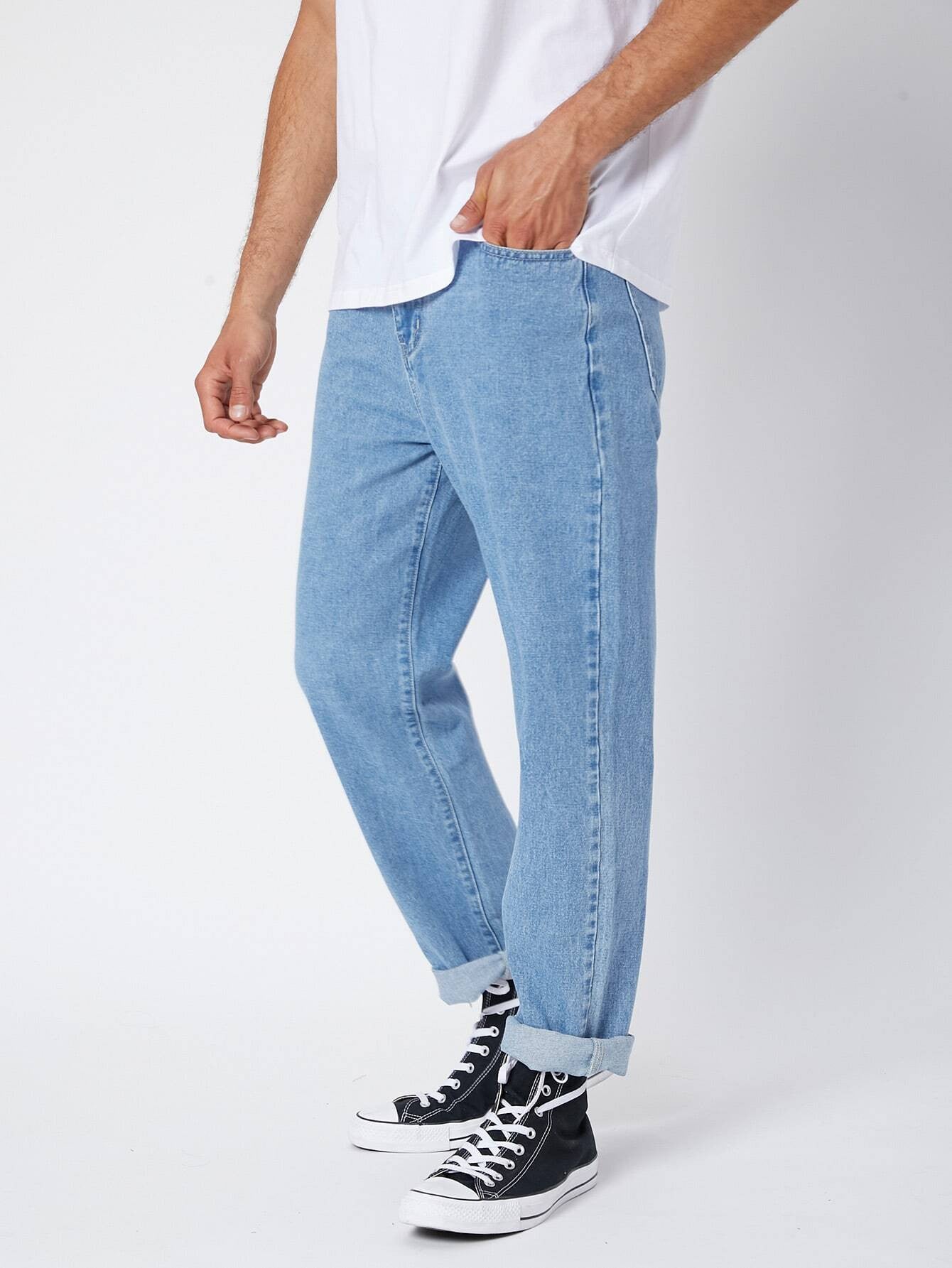 KOTTY Straight Fit Men Light Blue Jeans