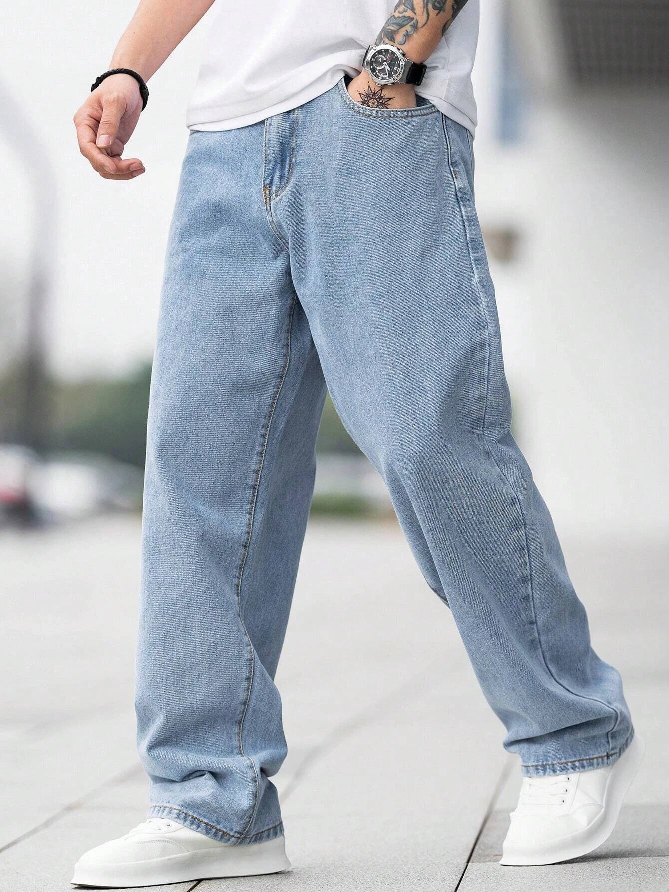 KOTTY Regular Men Light Blue Jeans