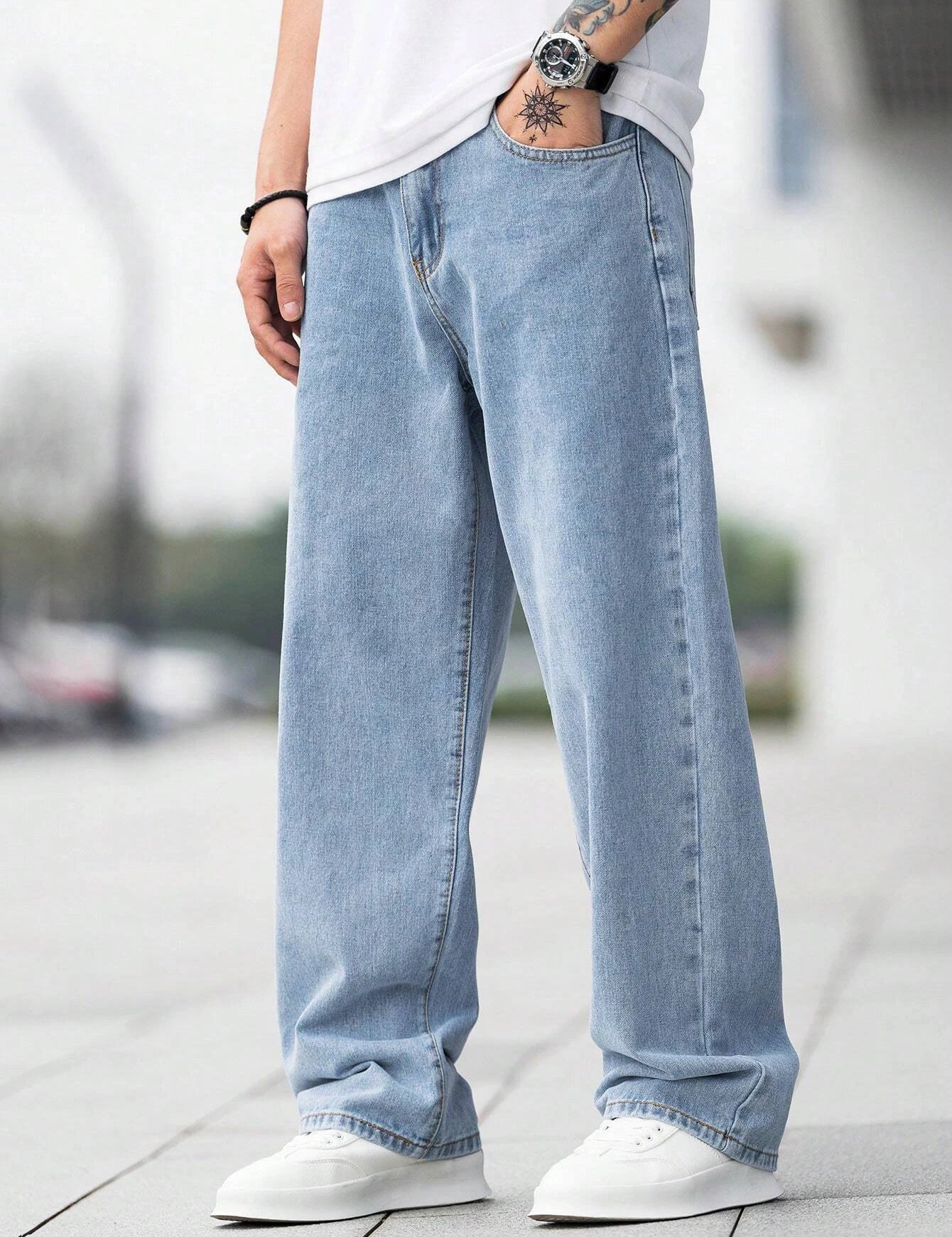 KOTTY Regular Men Light Blue Jeans