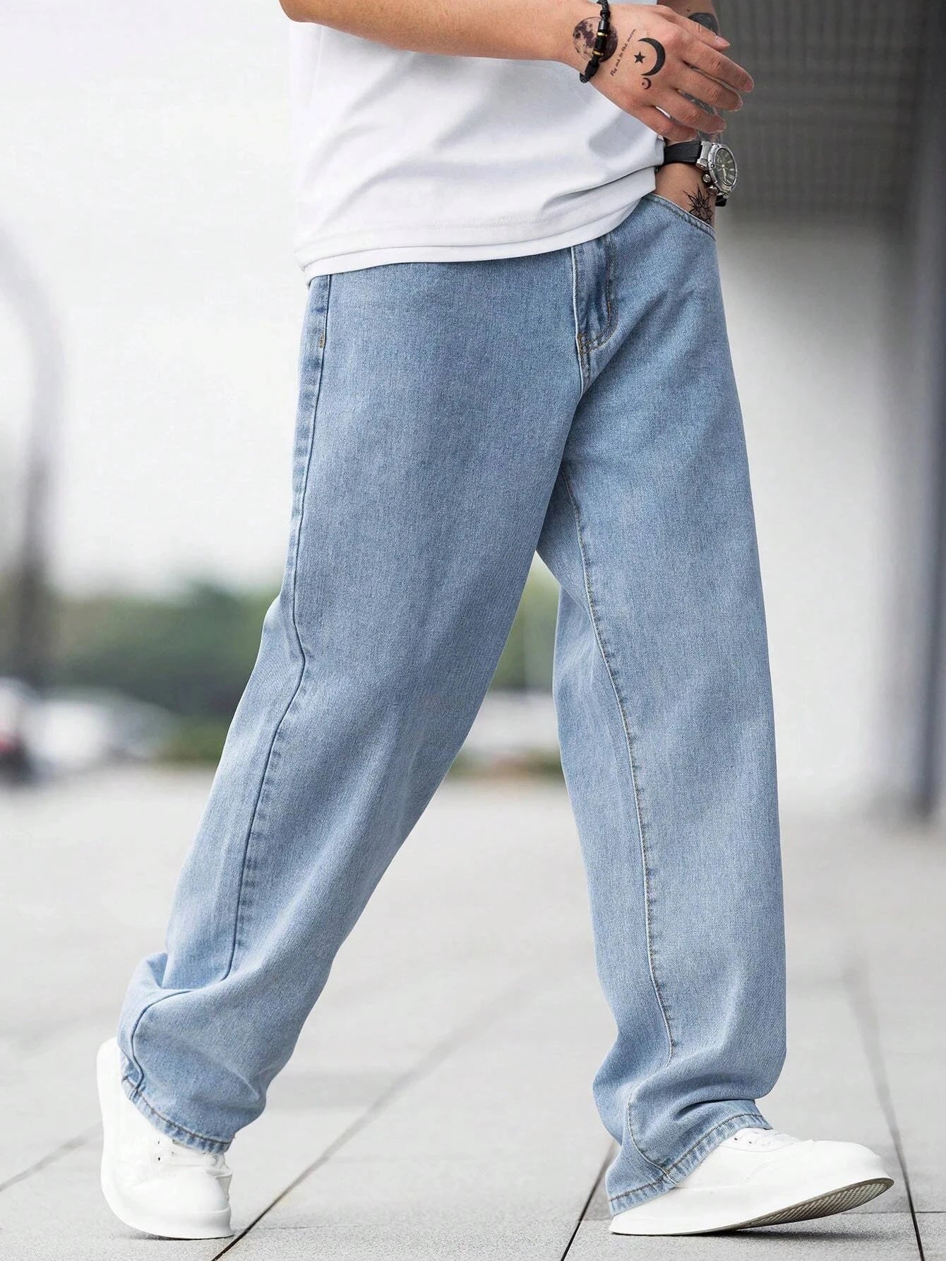 KOTTY Regular Men Light Blue Jeans