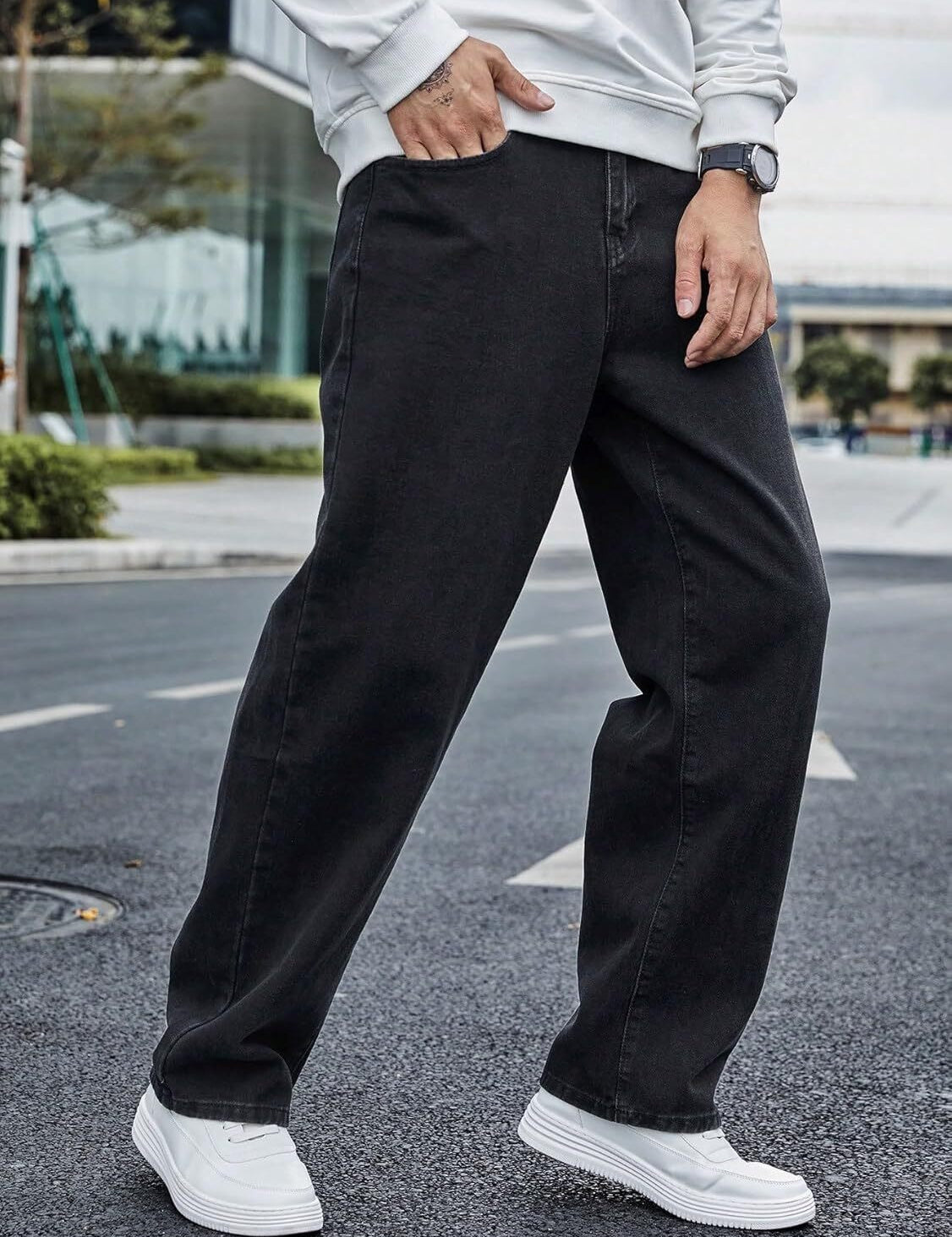 KOTTY Regular Men Black Jeans