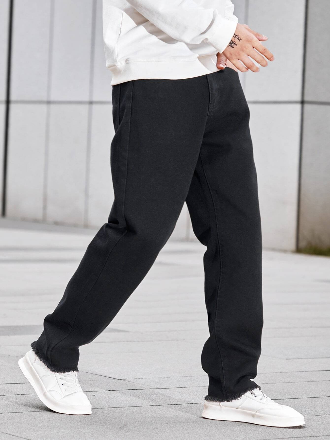 KOTTY Regular Men Black Jeans